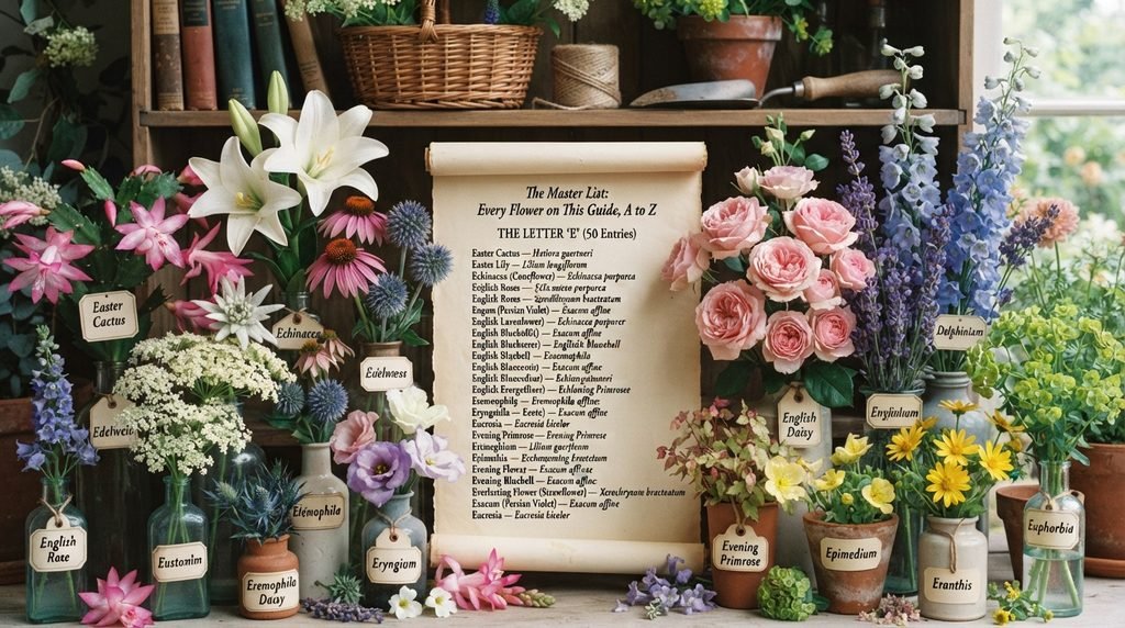The Master List: Every Flower on This Guide, A to Z