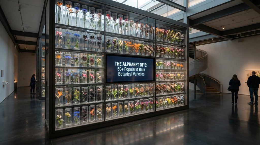 Master Alphabetical List of "B" Flowers