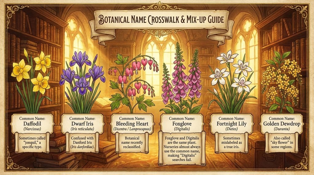 Botanical Name Crosswalk
