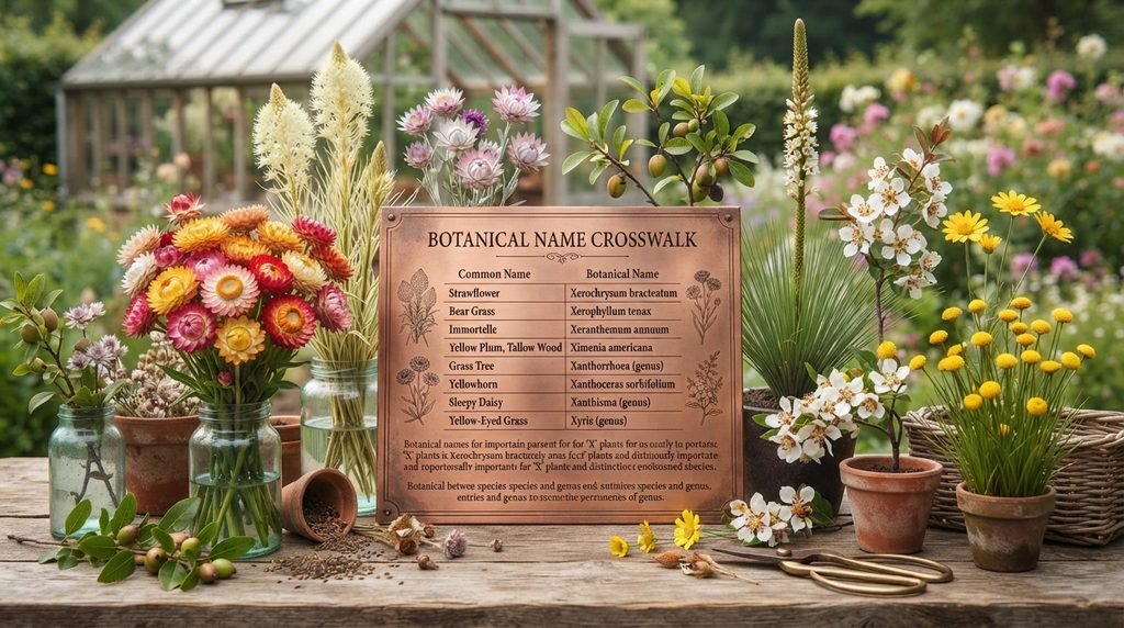 Botanical Name Crosswalk