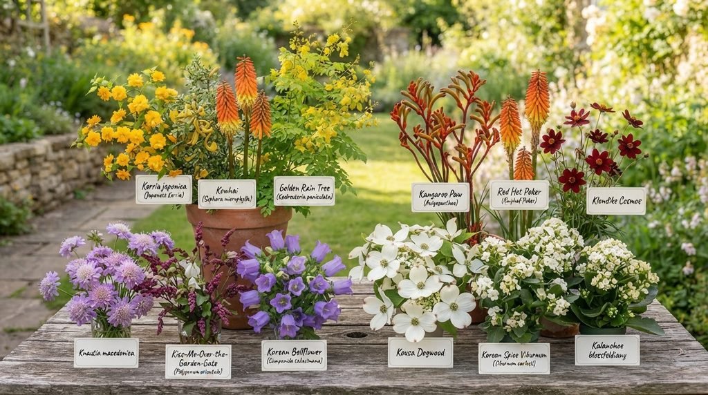 Color-Based Groupings for K Flowers
