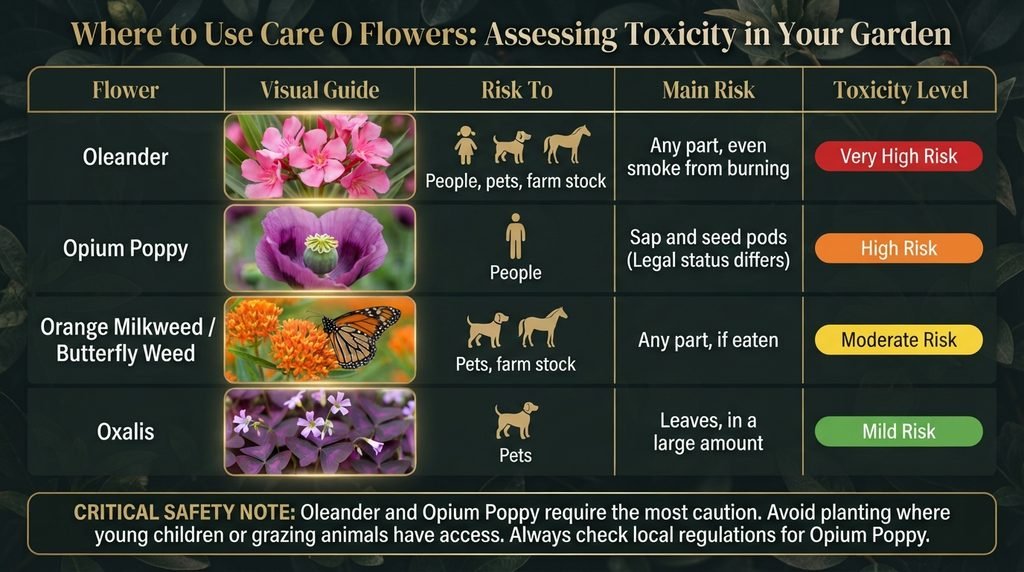 Where to Use Care O Flowers