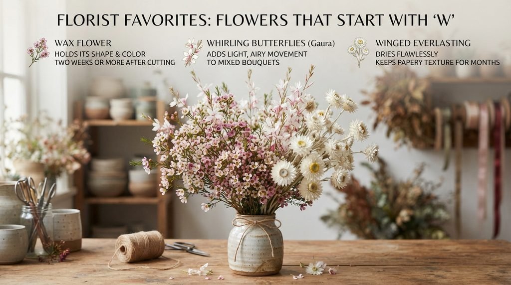 Florist Favorites Among Flowers That Start With W