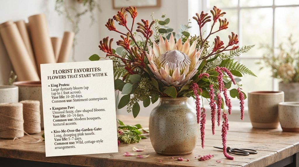Florist Favorites Among Flowers That Start With K