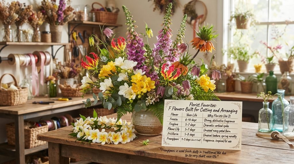Florist Favorites: F Flowers Built for Cutting and Arranging