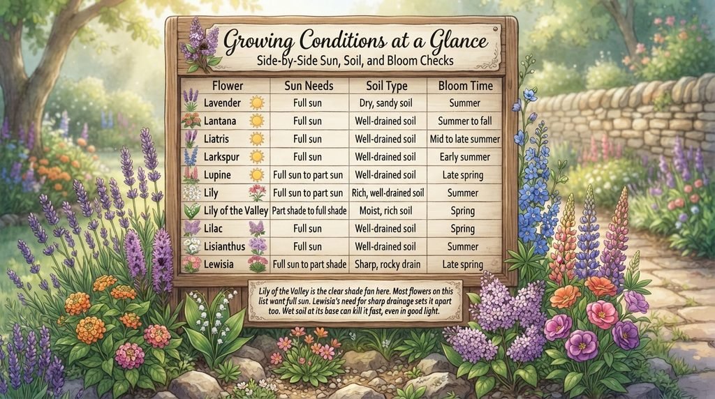 Growing Conditions at a Glance