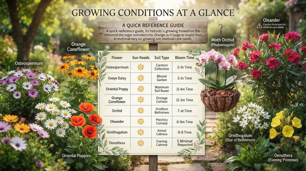 Growing Conditions at a Glance