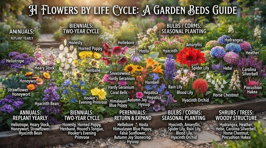 H Flowers By Life Cycle