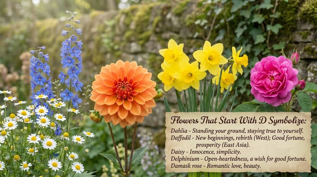 What Flowers That Start With D Symbolize