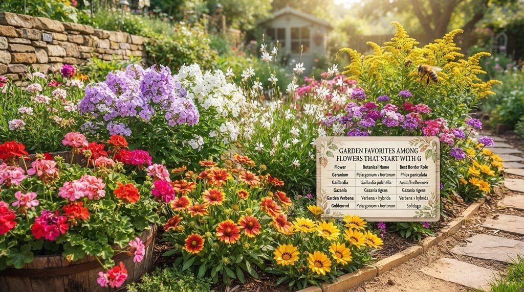 Garden Favorites Among Flowers That Start With G