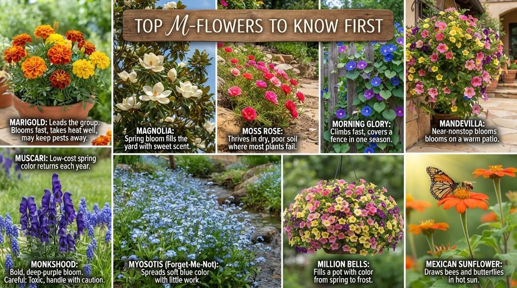 Top M-Flowers to Know First