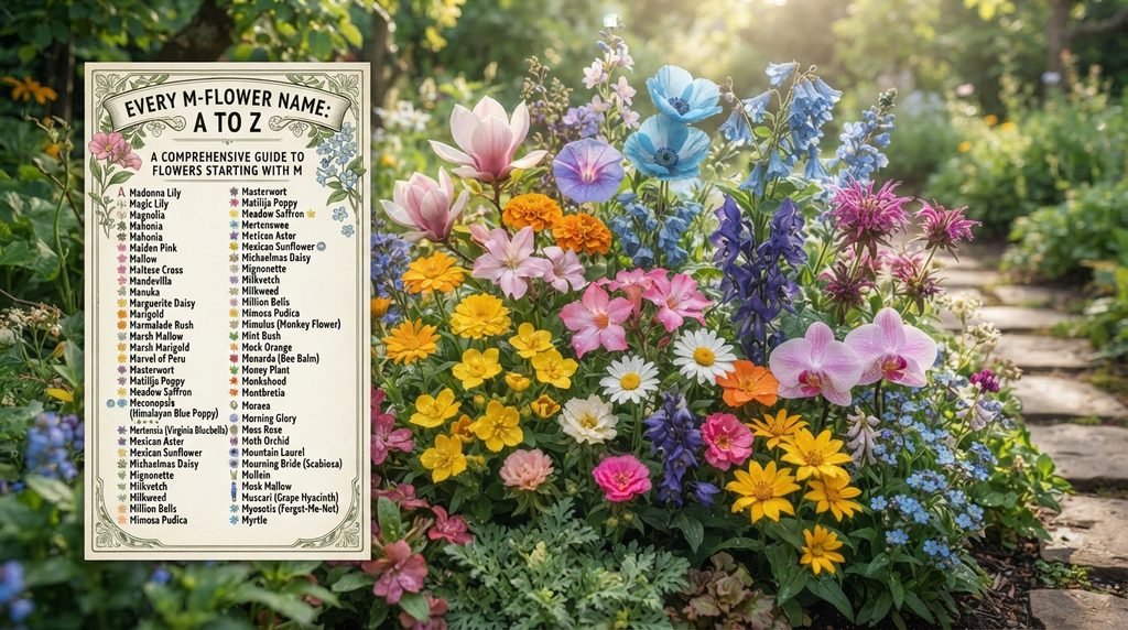 Every M-Flower Name, A to Z