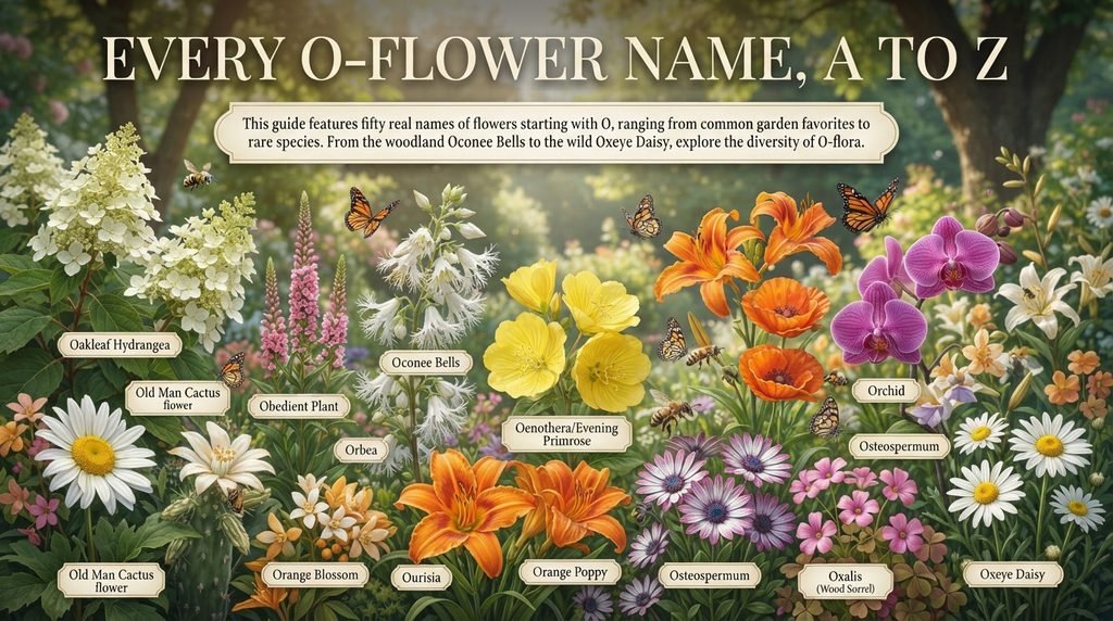 Every O-Flower Name, A to Z