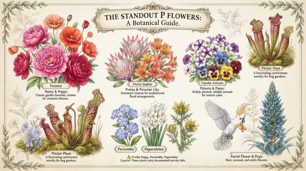 Quick Answer: The Standout P Flowers