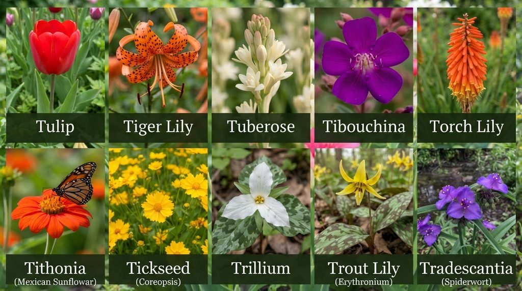 Garden Favorites Among Flowers That Start With T