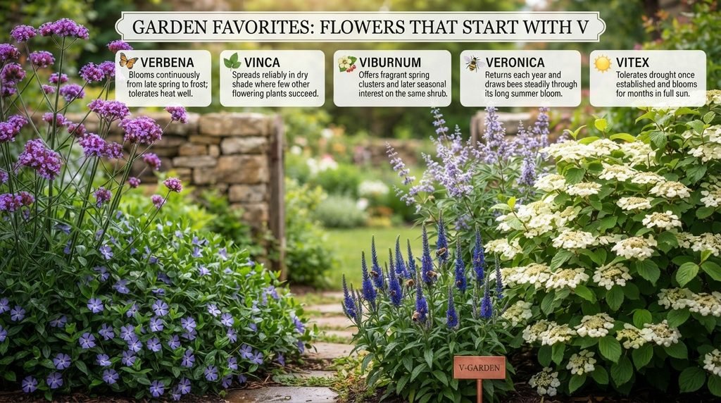 Garden Favorites Among Flowers That Start With V