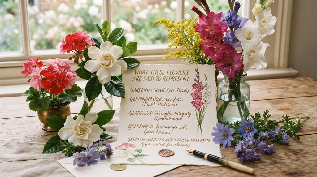 What These Flowers Are Said to Represent