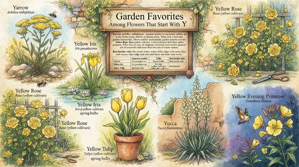 Garden Favorites Among Flowers That Start With Y
