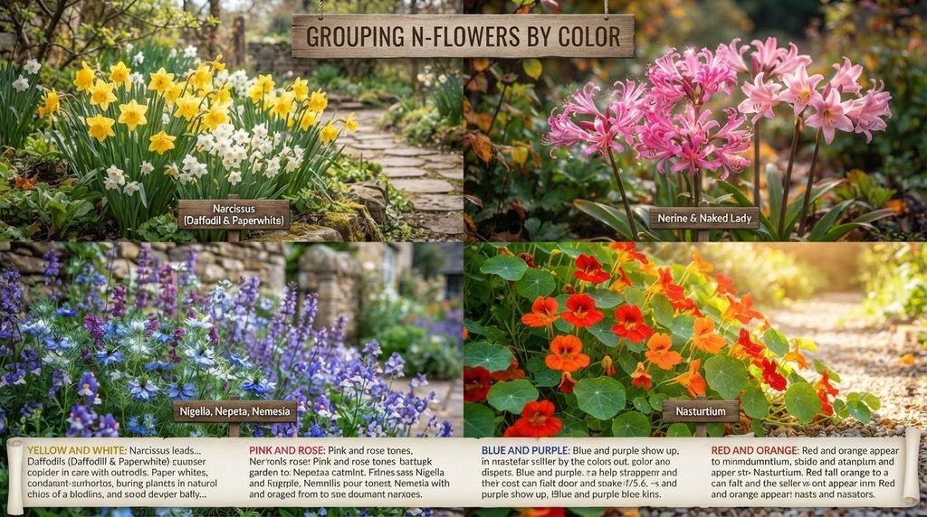 Grouping N-Flowers by Color