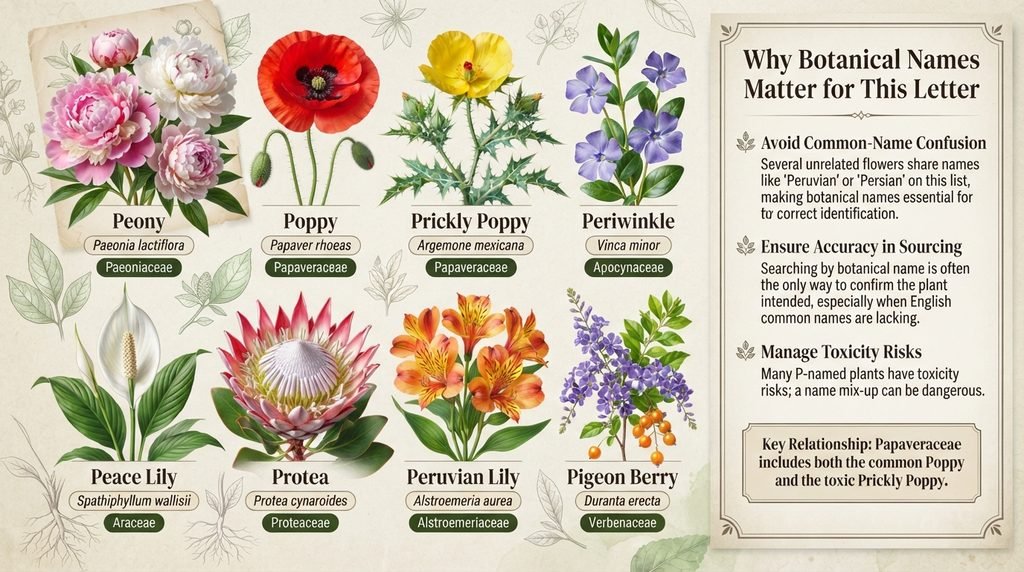 Why Botanical Names Matter for This Letter