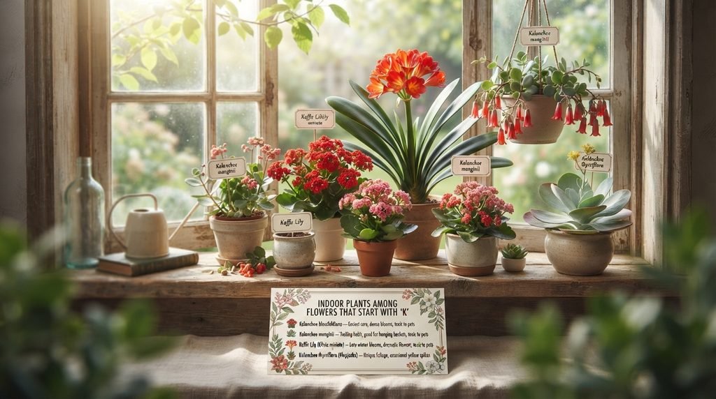 Indoor Plants Among Flowers That Start With K