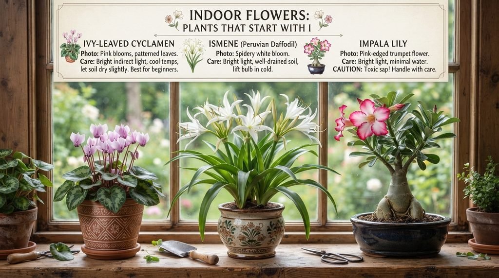 Indoor Plants: Flowers That Start With I for Pots and Windowsills