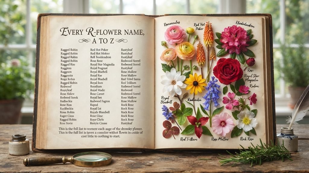 Every R-Flower Name, A to Z