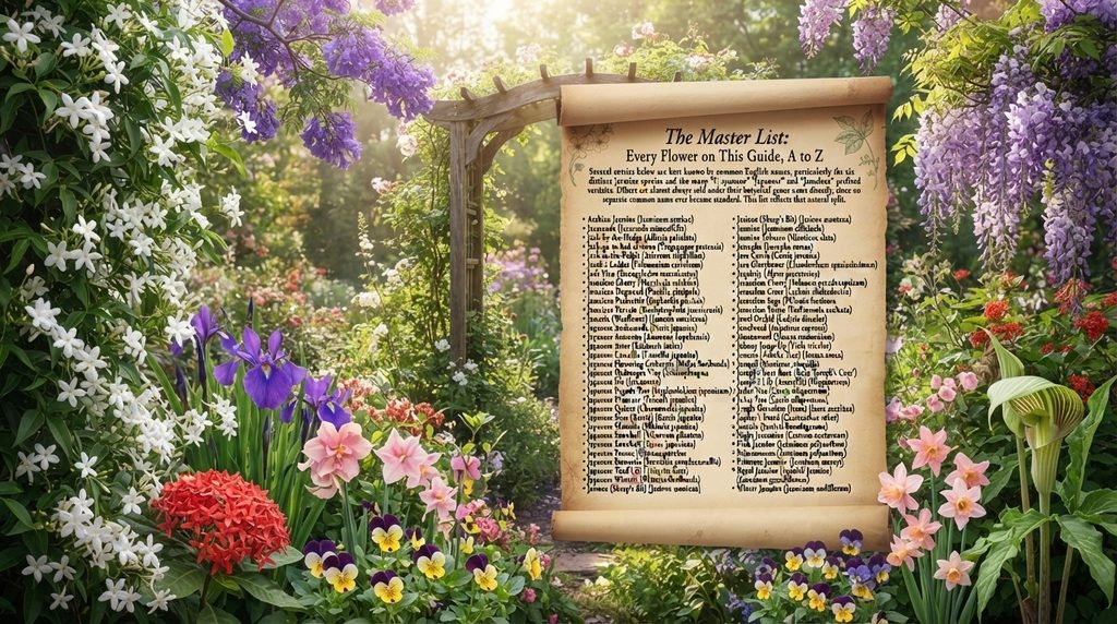 The Master List: Every Flower on This Guide, A to Z