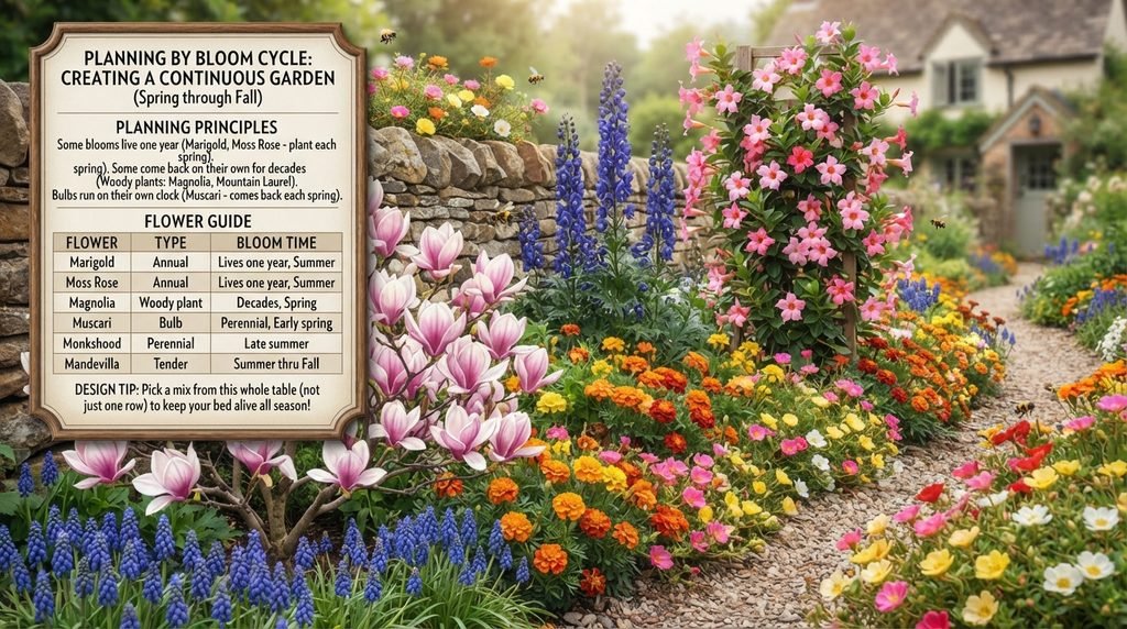 Planning by Bloom Cycle M Flower