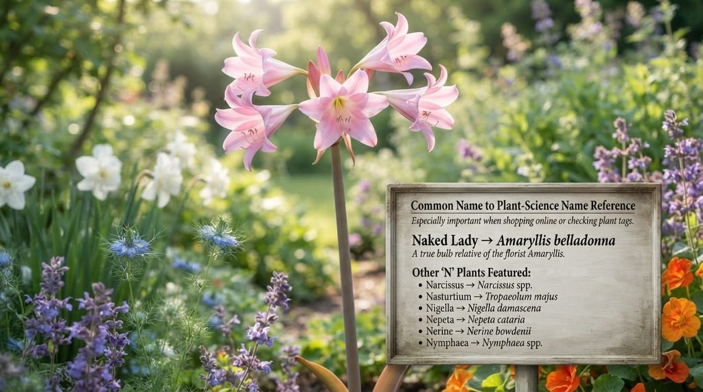 Common Name to Plant-Science Name