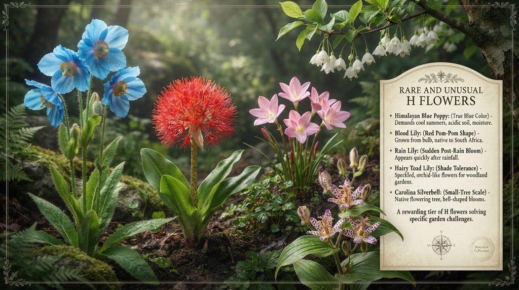 Rare and Unusual H Flowers