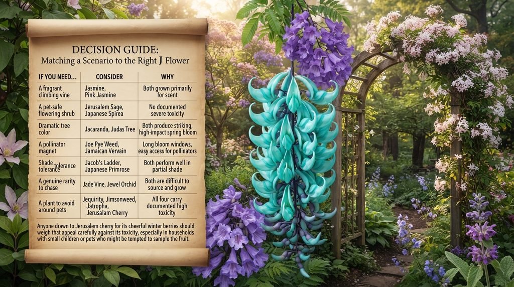 Decision Guide: Matching a Scenario to the Right J Flower