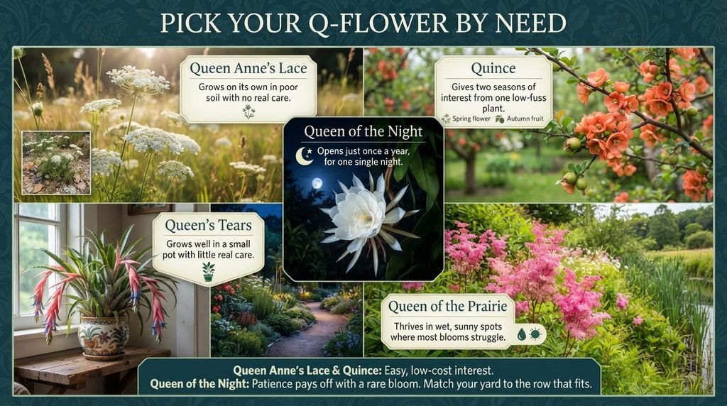 Pick Your Q-Flower by Need