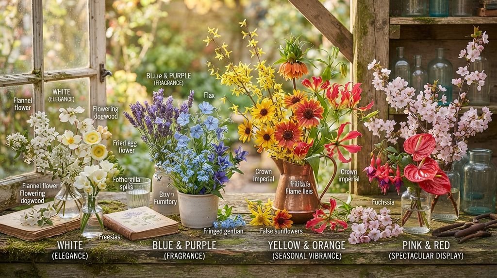 Sorting These Flowers by Color