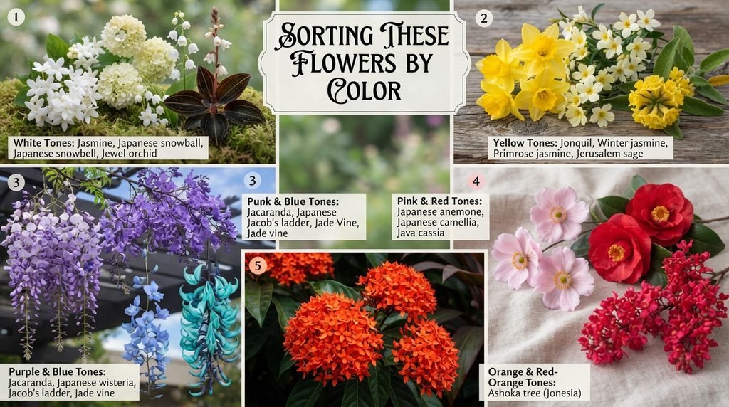 Sorting These Flowers by Color