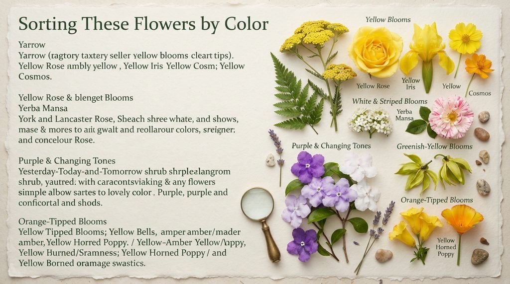 Sorting These Flowers by Color