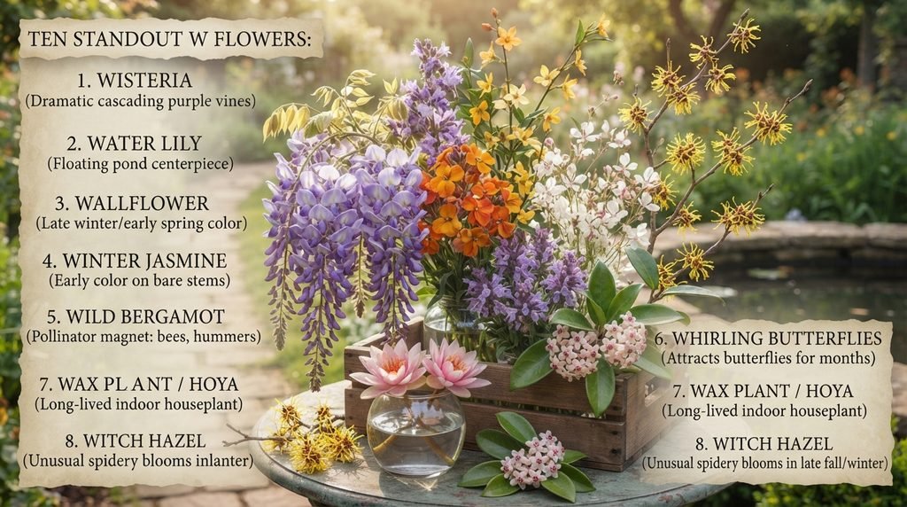 Quick Answer: Ten Standout W Flowers