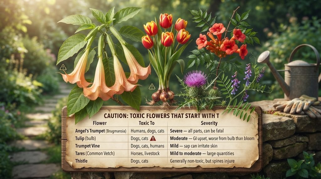 Caution: Toxic Flowers That Start With T