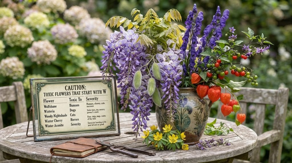 Caution: Toxic Flowers That Start With W
