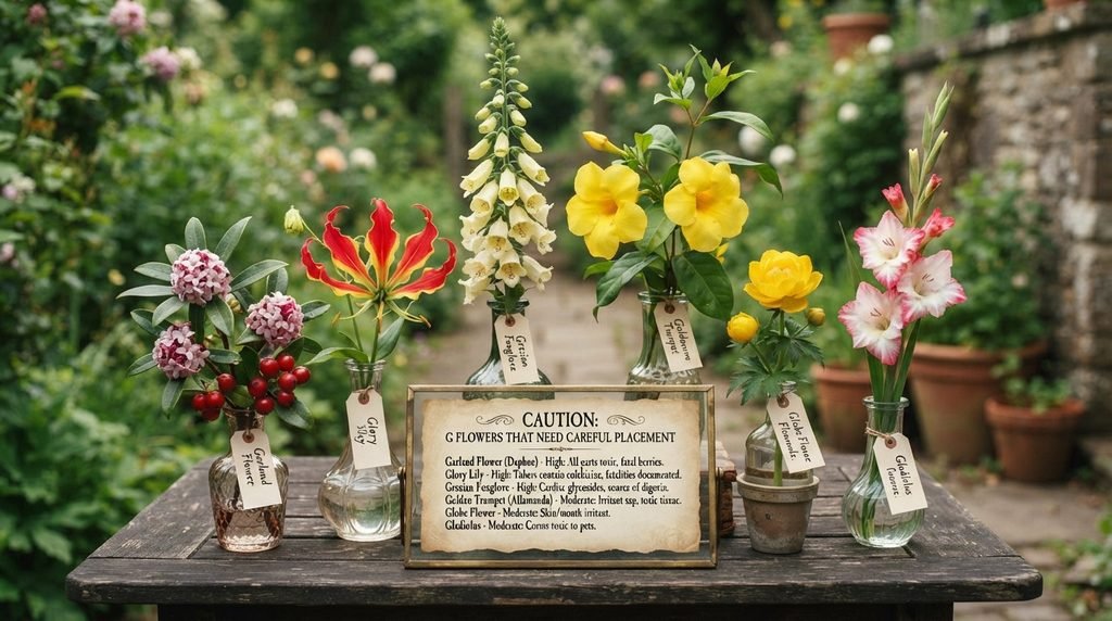 Caution: G Flowers That Need Careful Placement