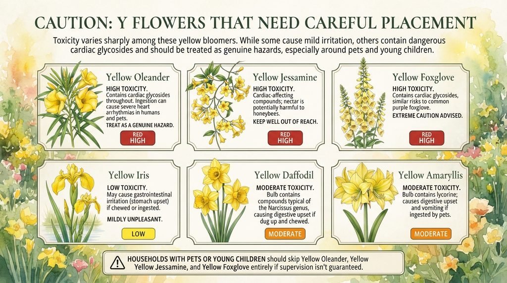 Caution: Y Flowers That Need Careful Placement