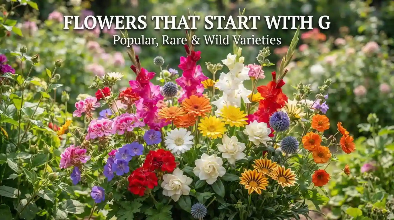 Flowers That Start With G: Popular, Rare & Wild Varieties