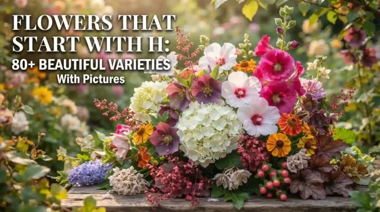 80+ Beautiful Flowers That Start With H With Pictures