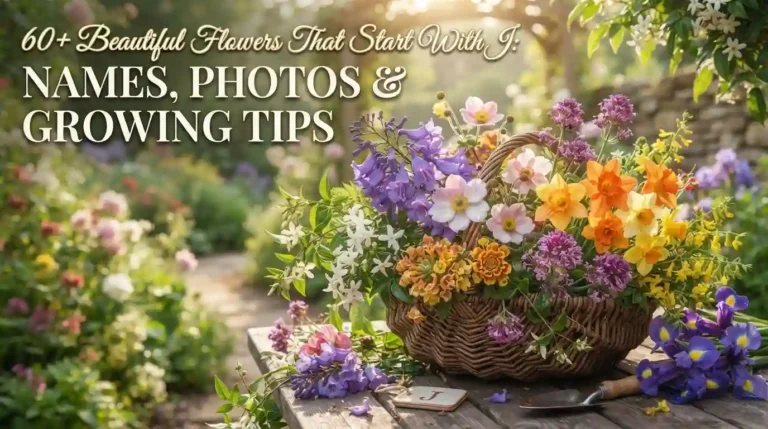 60+ beautiful flowers that start with J with names and photos