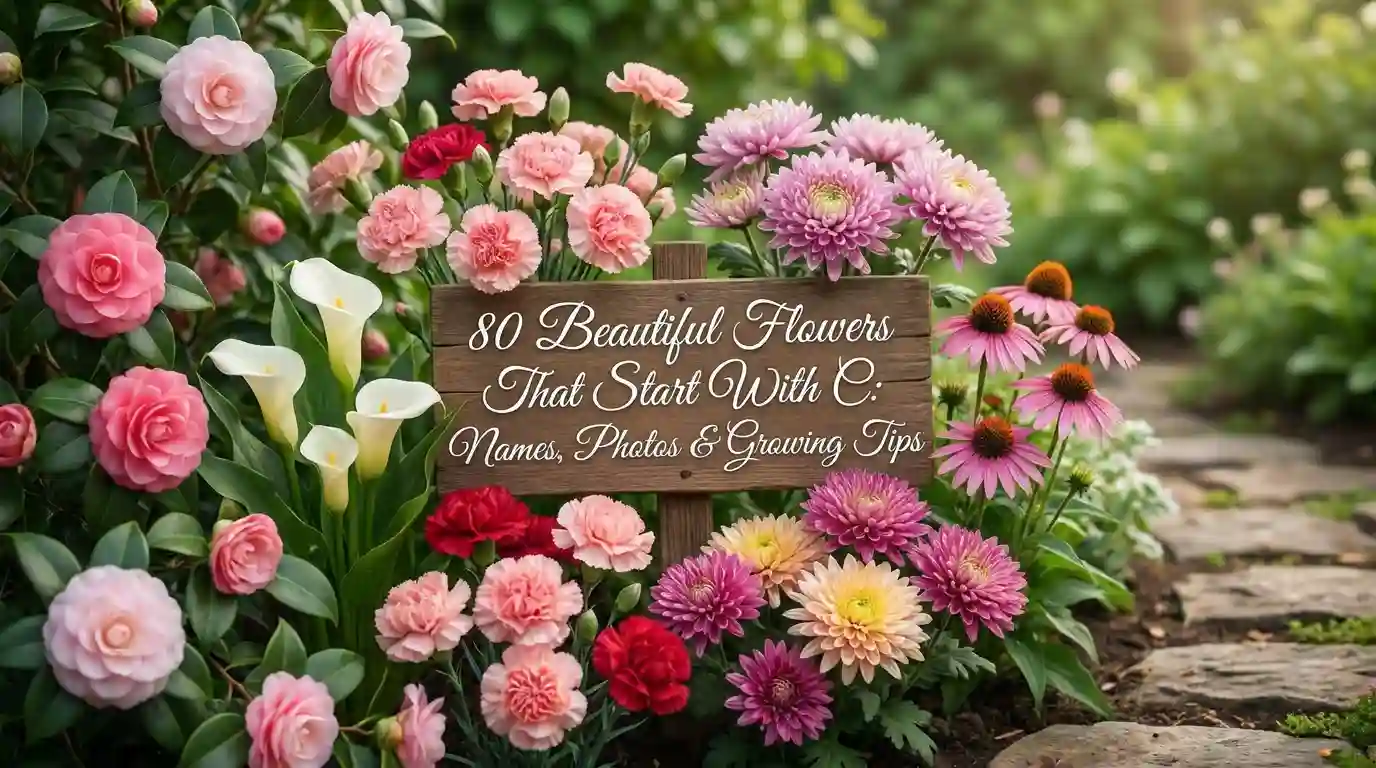 80 beautiful flowers that start with C with names, photos, and growing tips