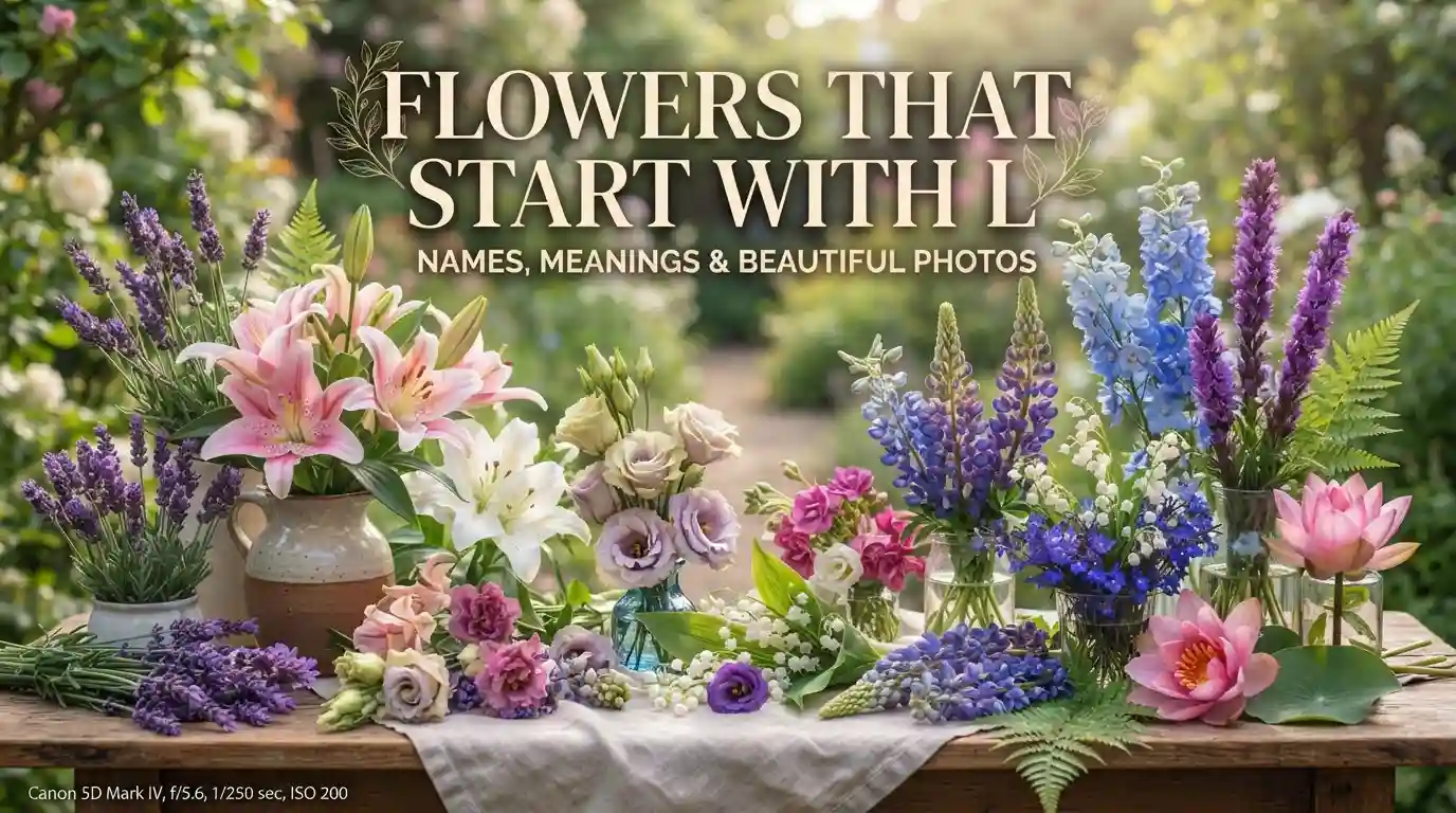 Beautiful flowers that start with L with names and photos