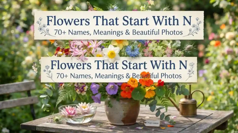 70+ beautiful flowers that start with N with names and photos