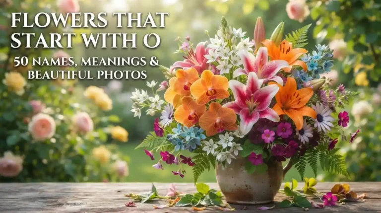 50 beautiful flowers that start with O with names and photos